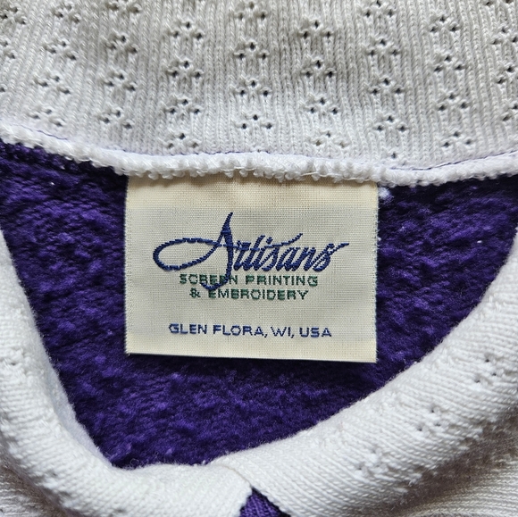 Beautiful Purple Vintage Artisans sweater. 80s, 90s. Golden girls. - Picture 3 of 4
